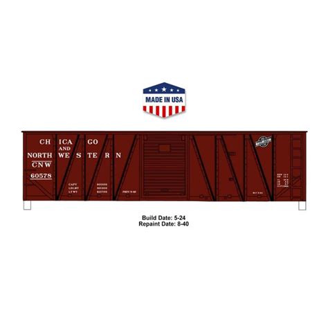 accurail 40 ft o.b box car with steel ends prr|40' Wood Outside.